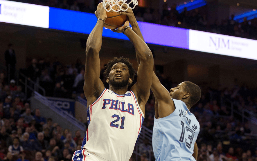 76人惨败灰熊，恩比德外线手感低迷