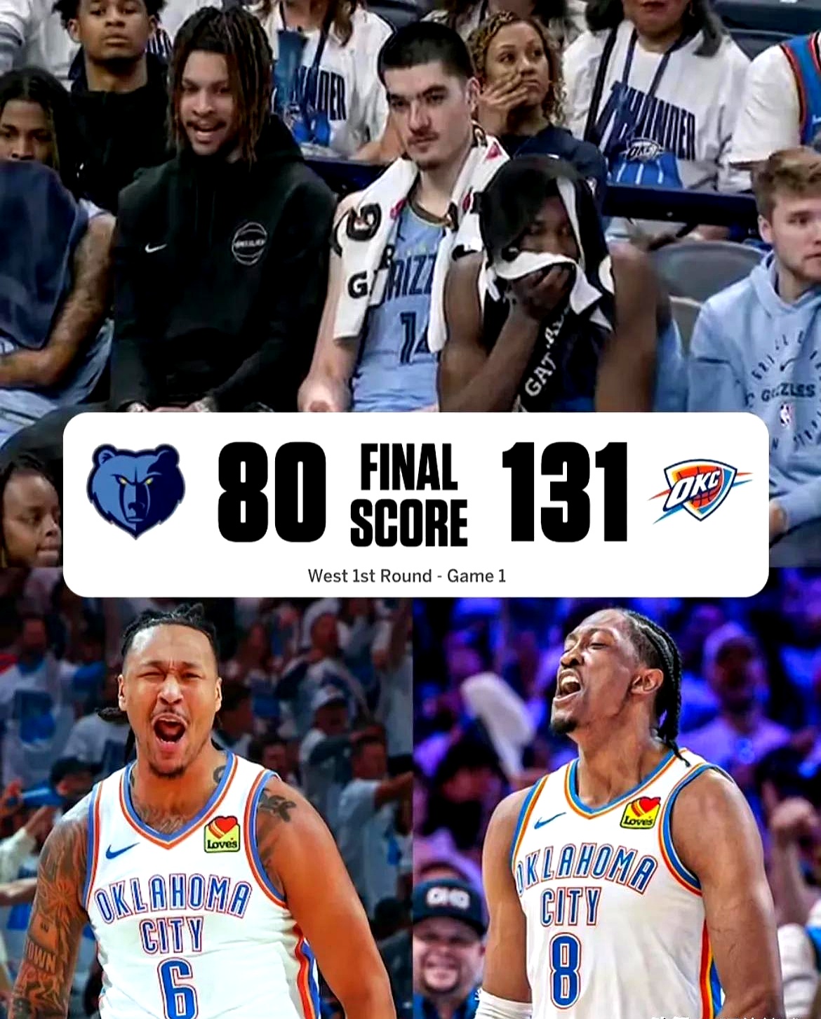 灰熊客场逆转黄蜂，取得五连胜